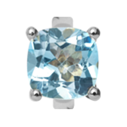 Image of Christina Collect Sky Topaz sølv charm